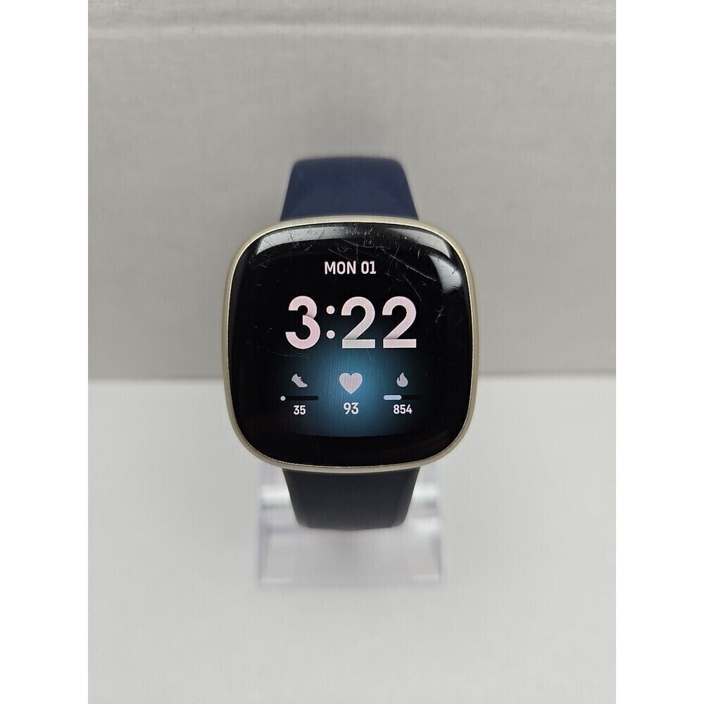 Fitbit Versa 3 FB511 Smartwatch GPS Heart Rate SpO2 Activity Tracker -  Read Dis